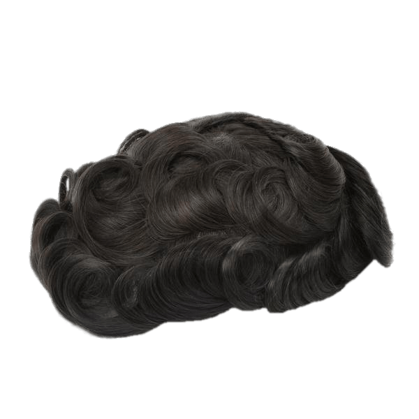 Black Curly Hair PNG Photo