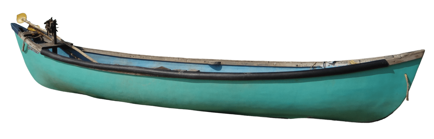 Immagine del PNG della barca in canoa