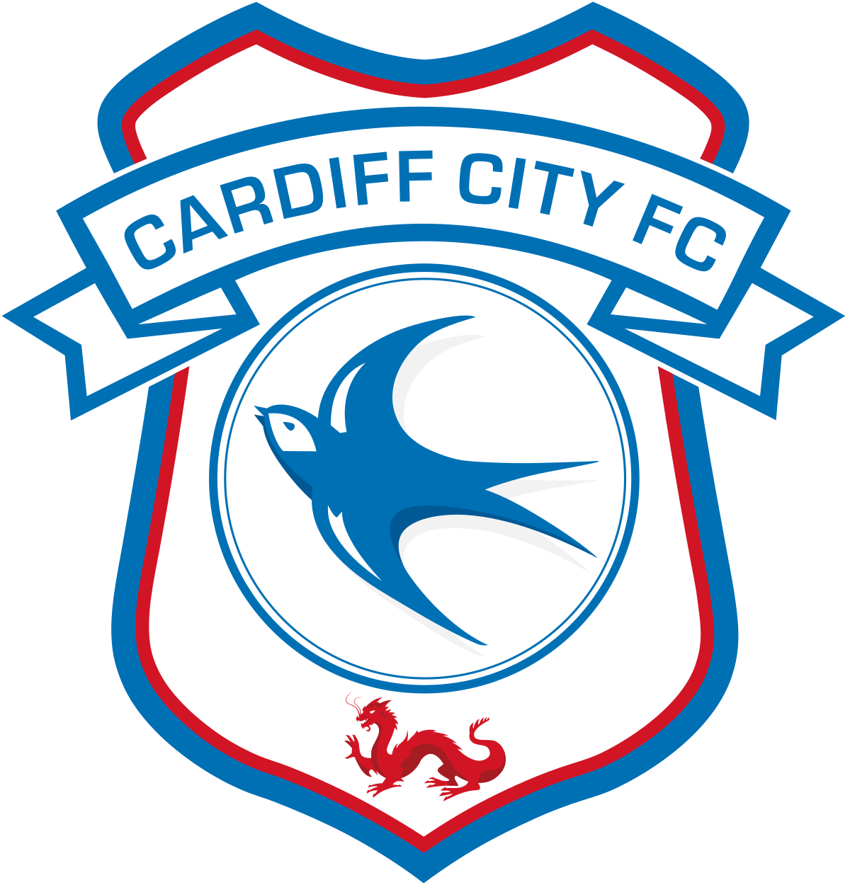 Cardiff City F C logo PNG Bildhintergrund