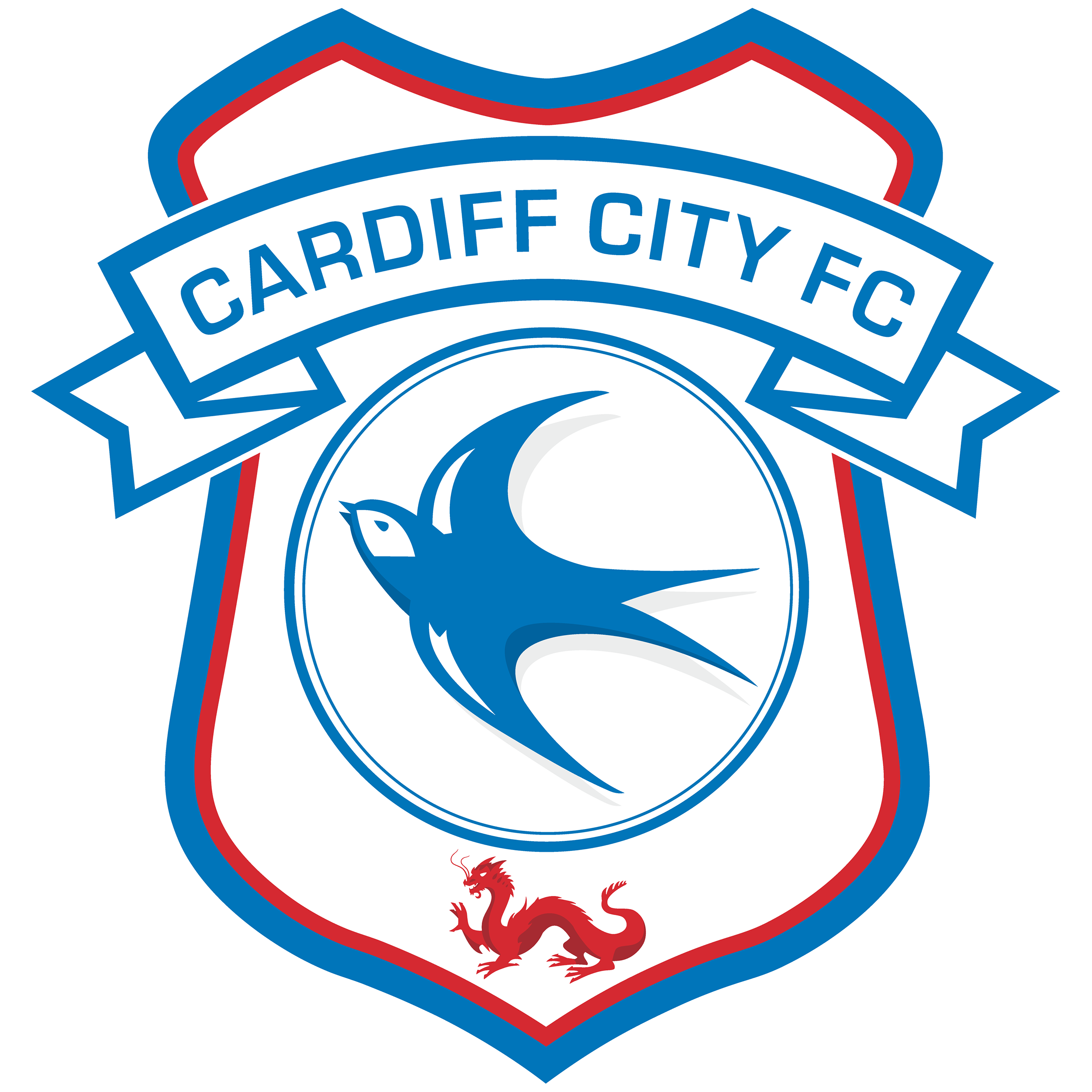 Cardiff City F C Logo transparentes Bild