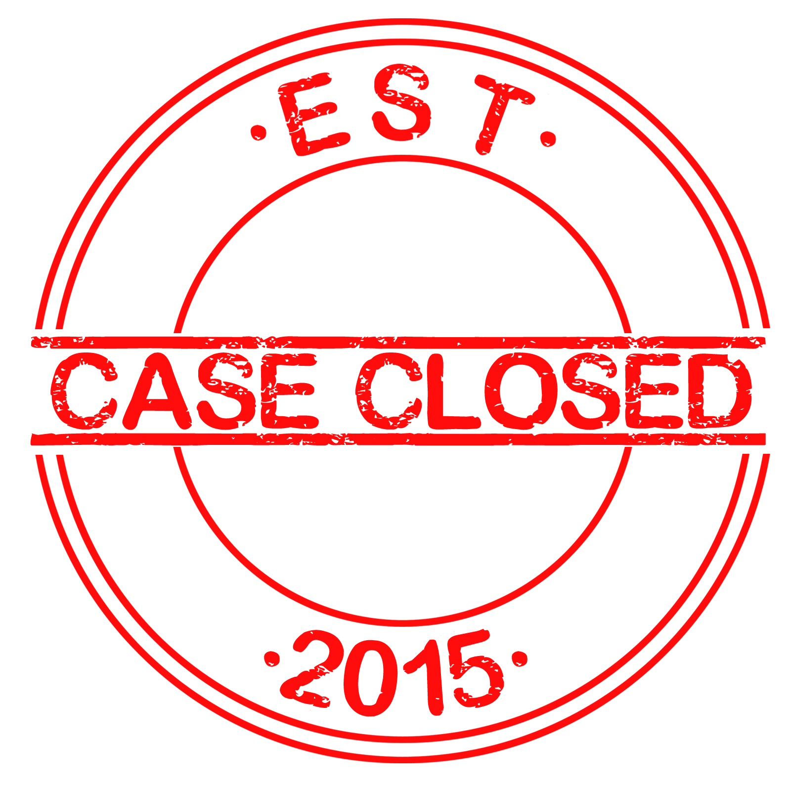 Case Closed Stamp PNG Free Download