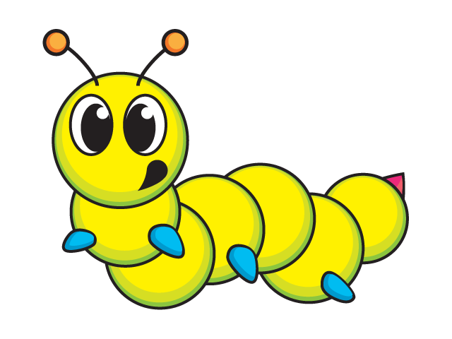 Caterpillar PNG imagen Transparente