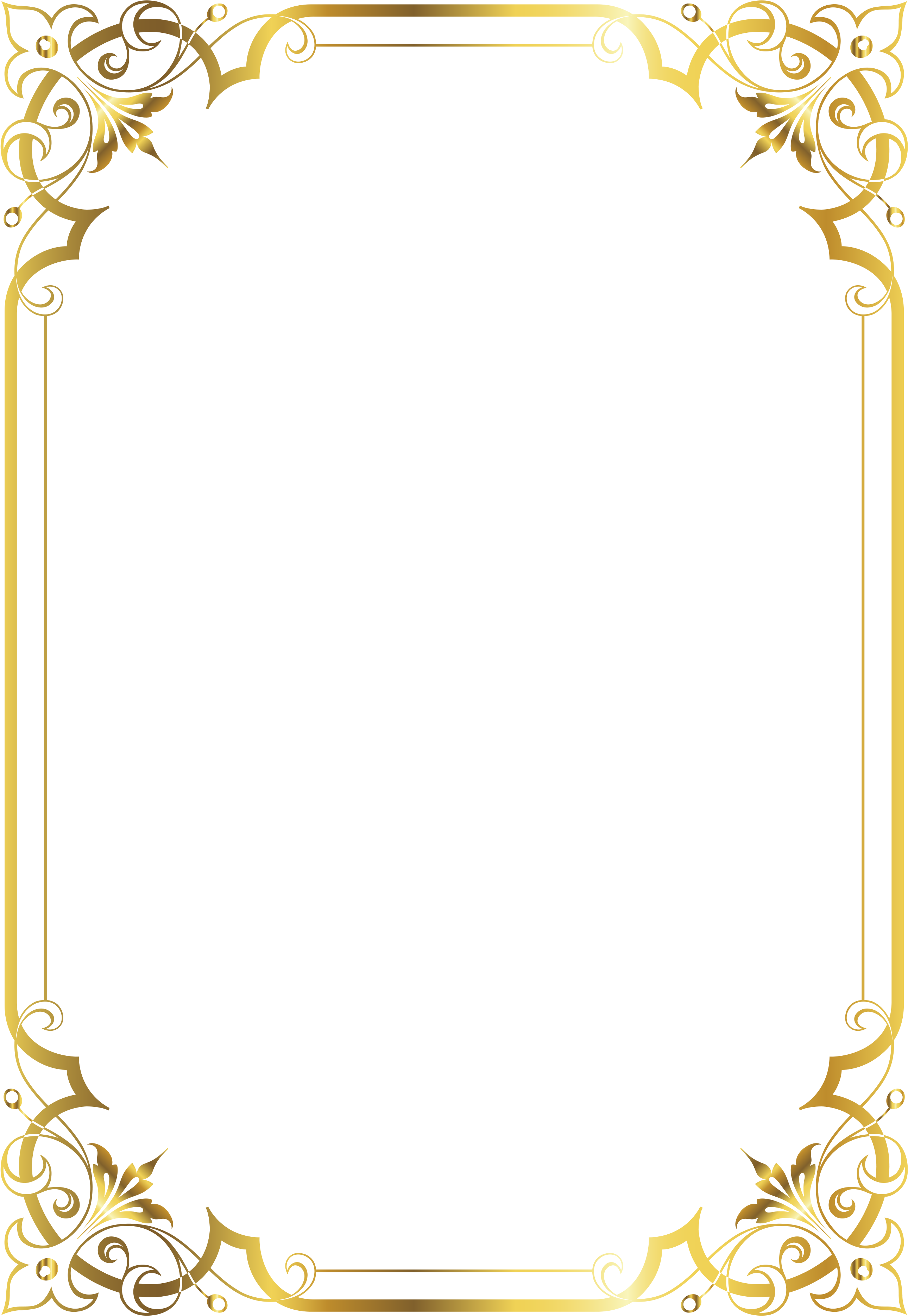 Certificate Border Free PNG Image