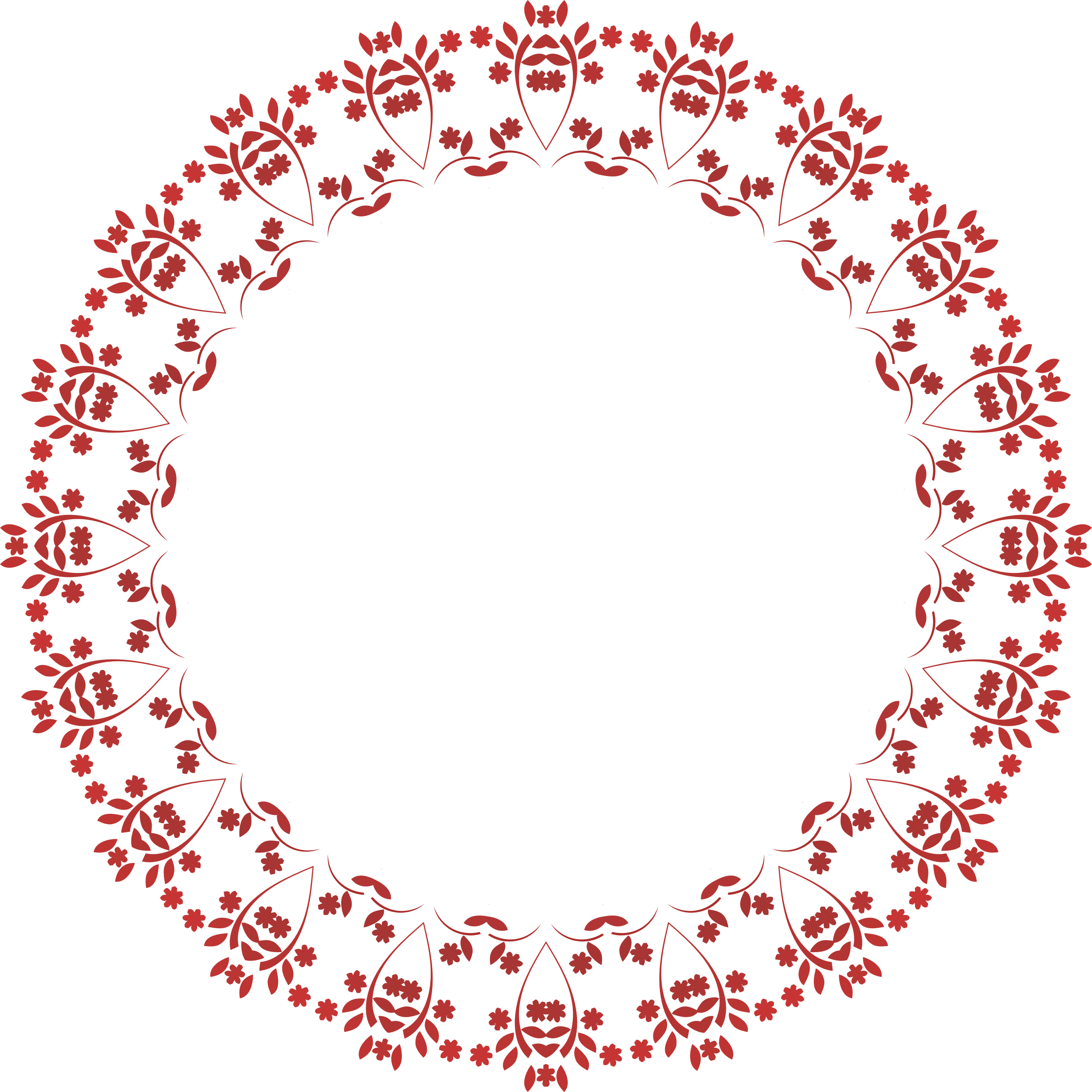 Fondo de la imagen PNG del borde del marco del círculo