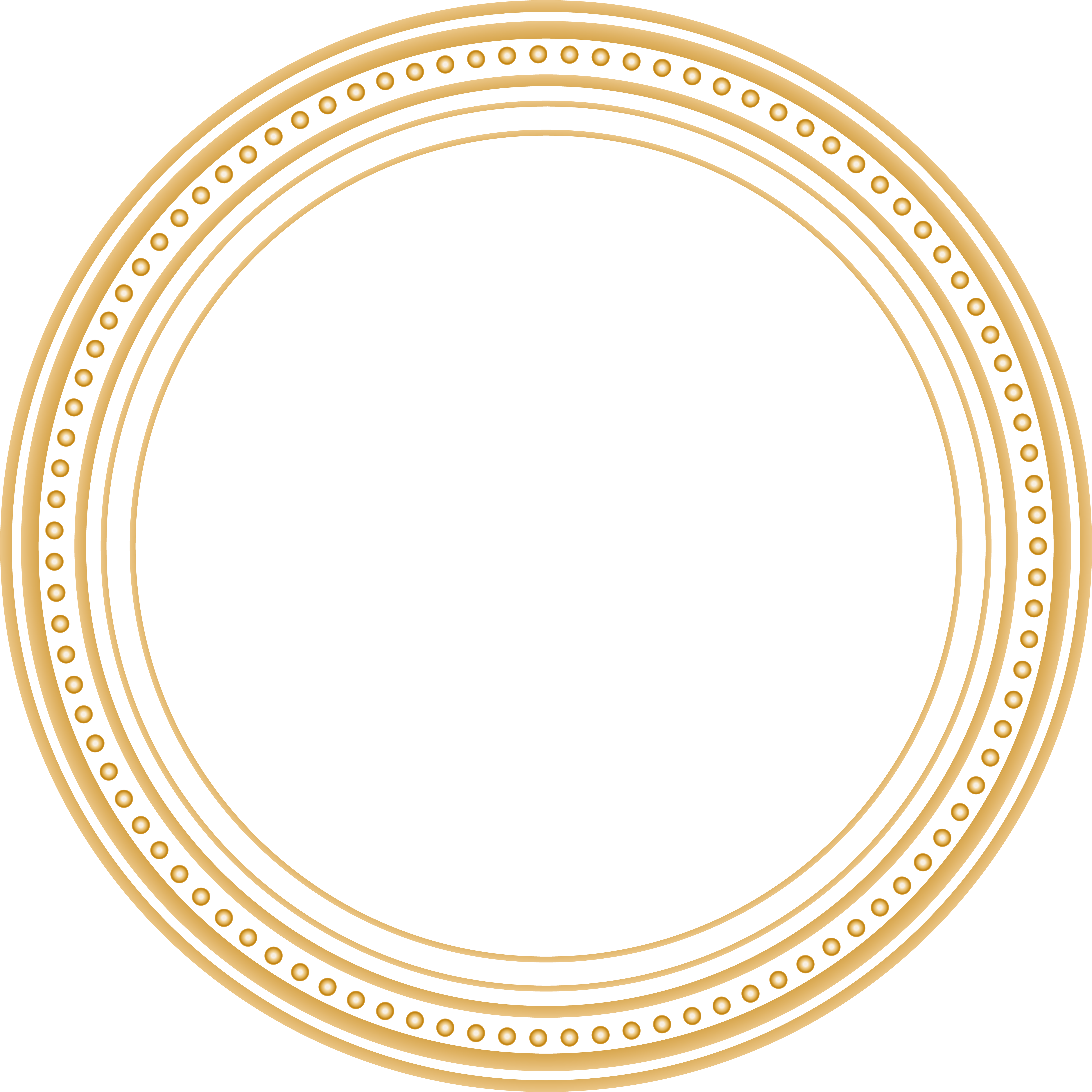 Imagem transparente de PNG de borda de quadro de círculo