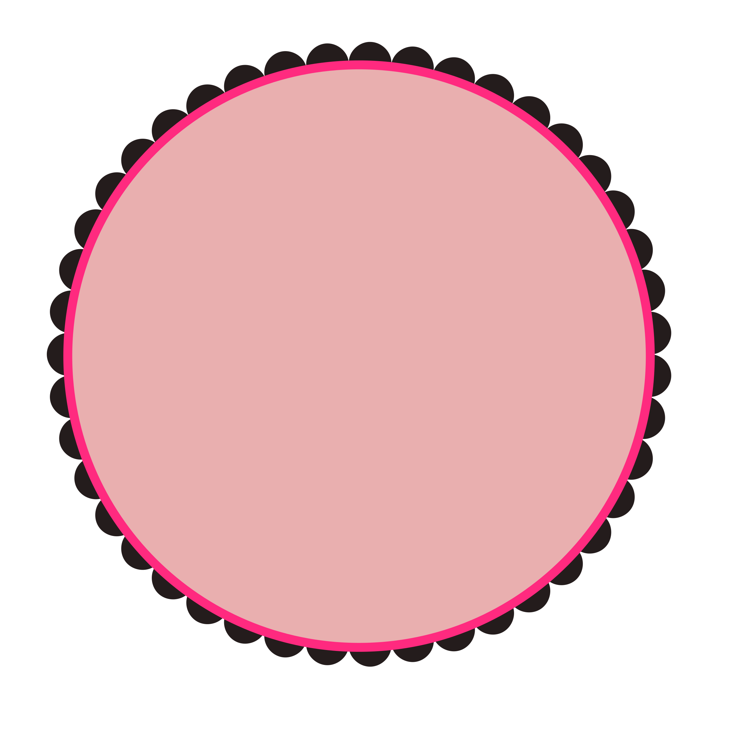 Fondo de imagen PNG de marco de círculo
