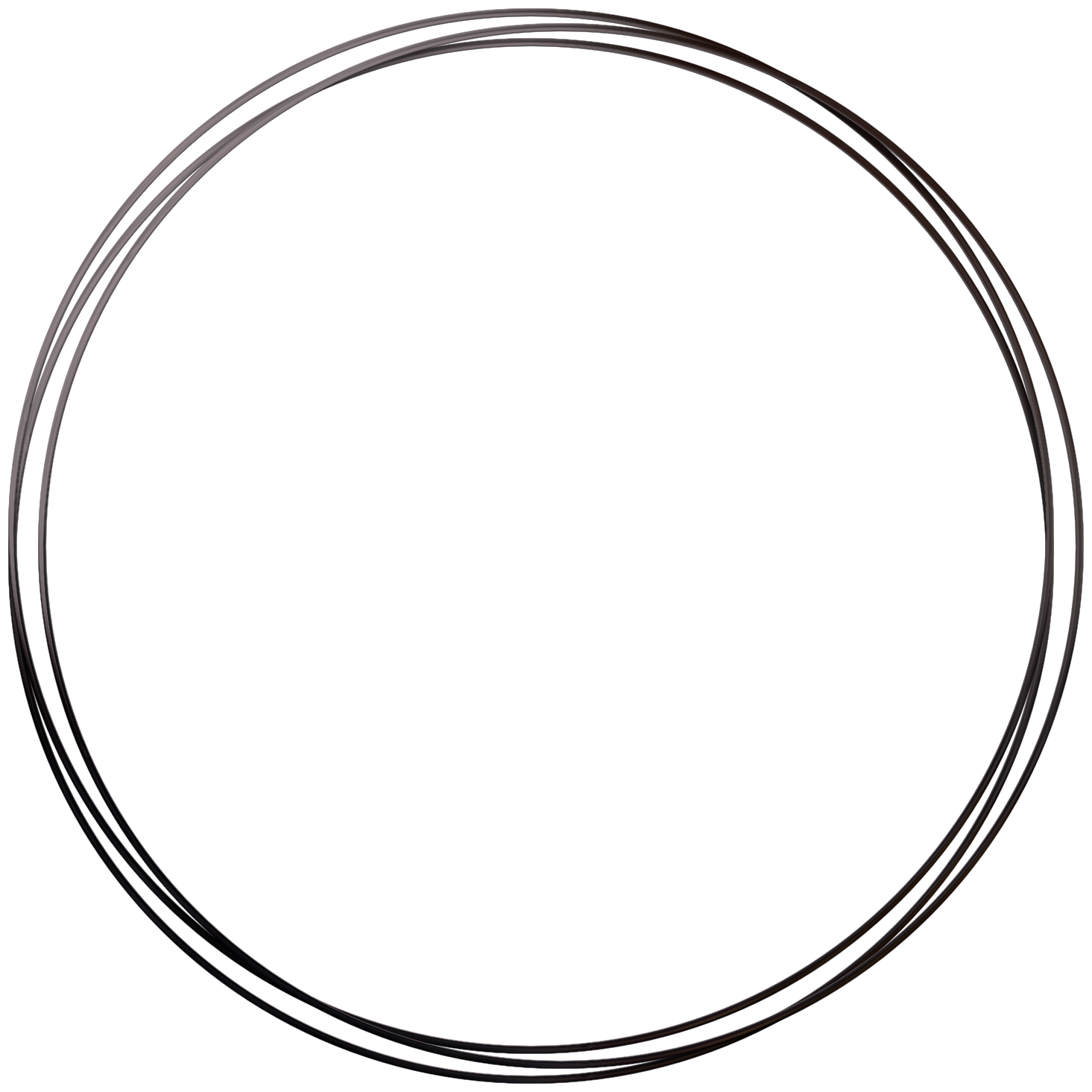 Imagem transparente do quadro do círculo