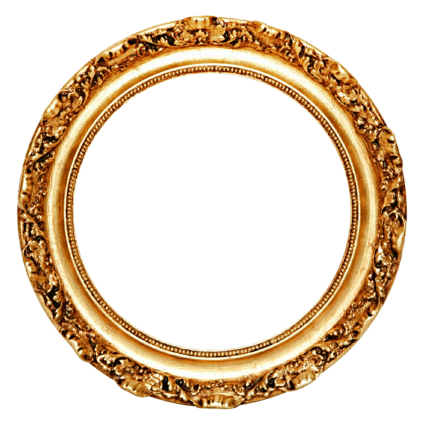 Imagen de la guirnalda del marco del círculo gratis PNG