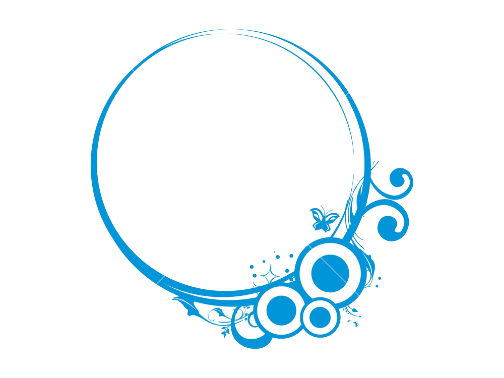Circle Frame Wreath PNG Image Background