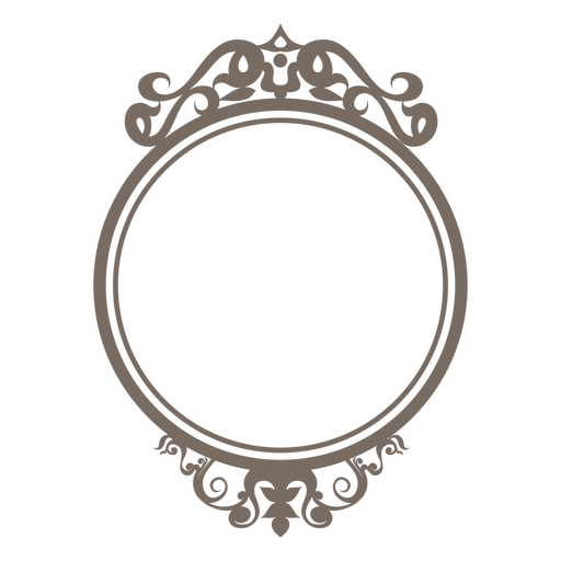 Imagem transparente da grinalda do quadro do círculo