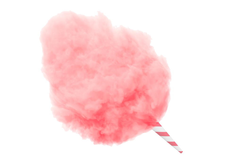 Baumwoll-Candy PNG-Bild