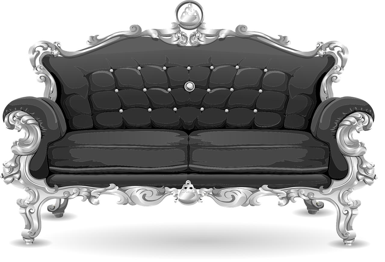 Cozy Couch PNG Image