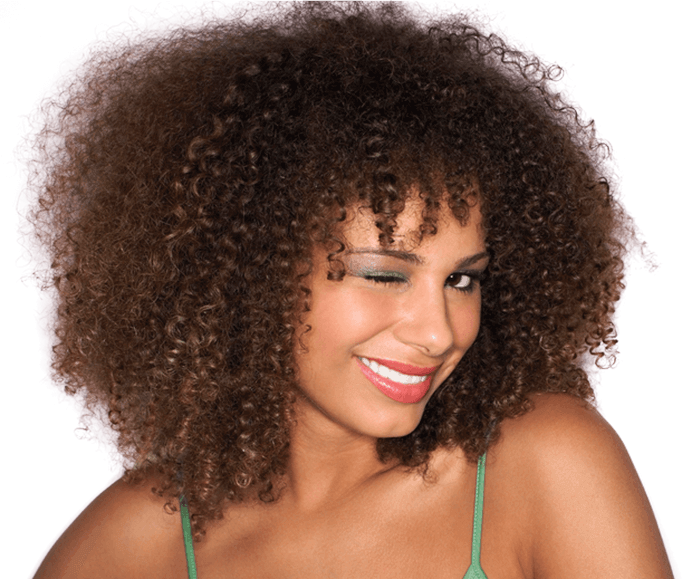 Curly Hair PNG Transparent Image