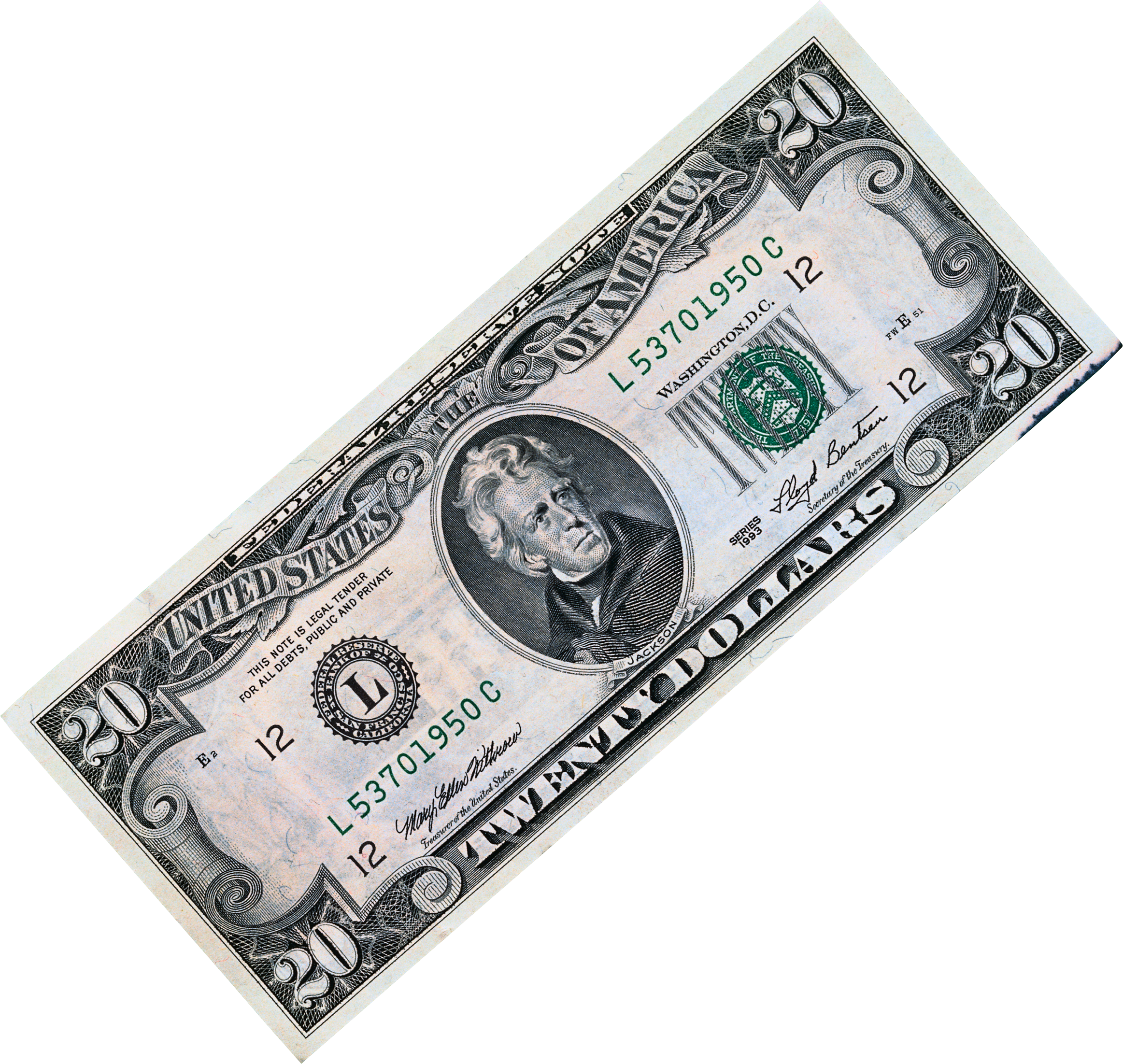 Note di valuta Immagine Trasparente