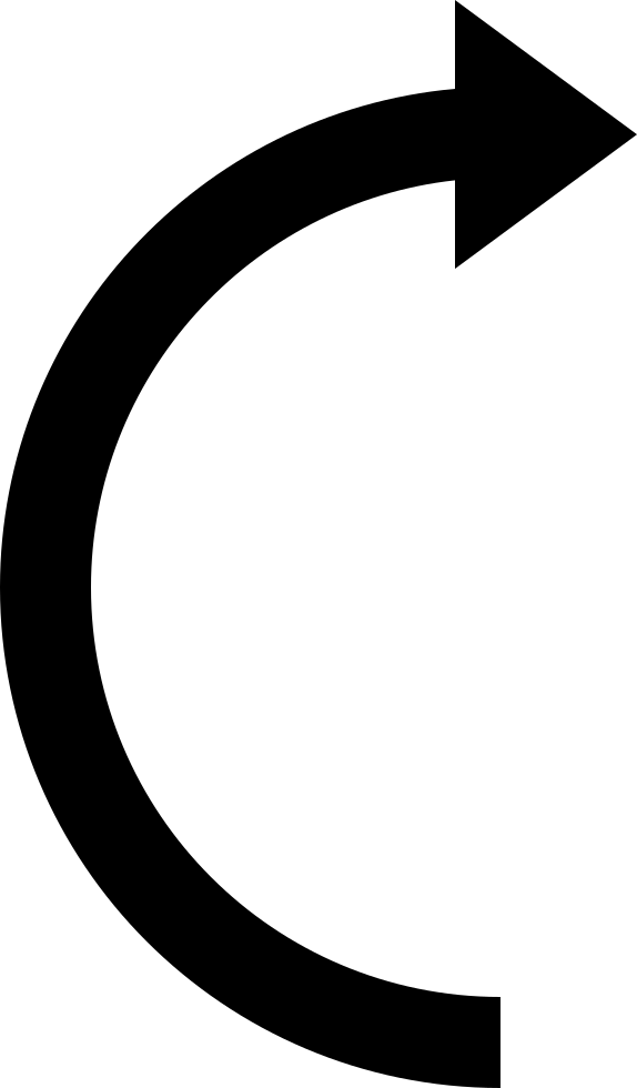 Flecha curvada imagen PNG