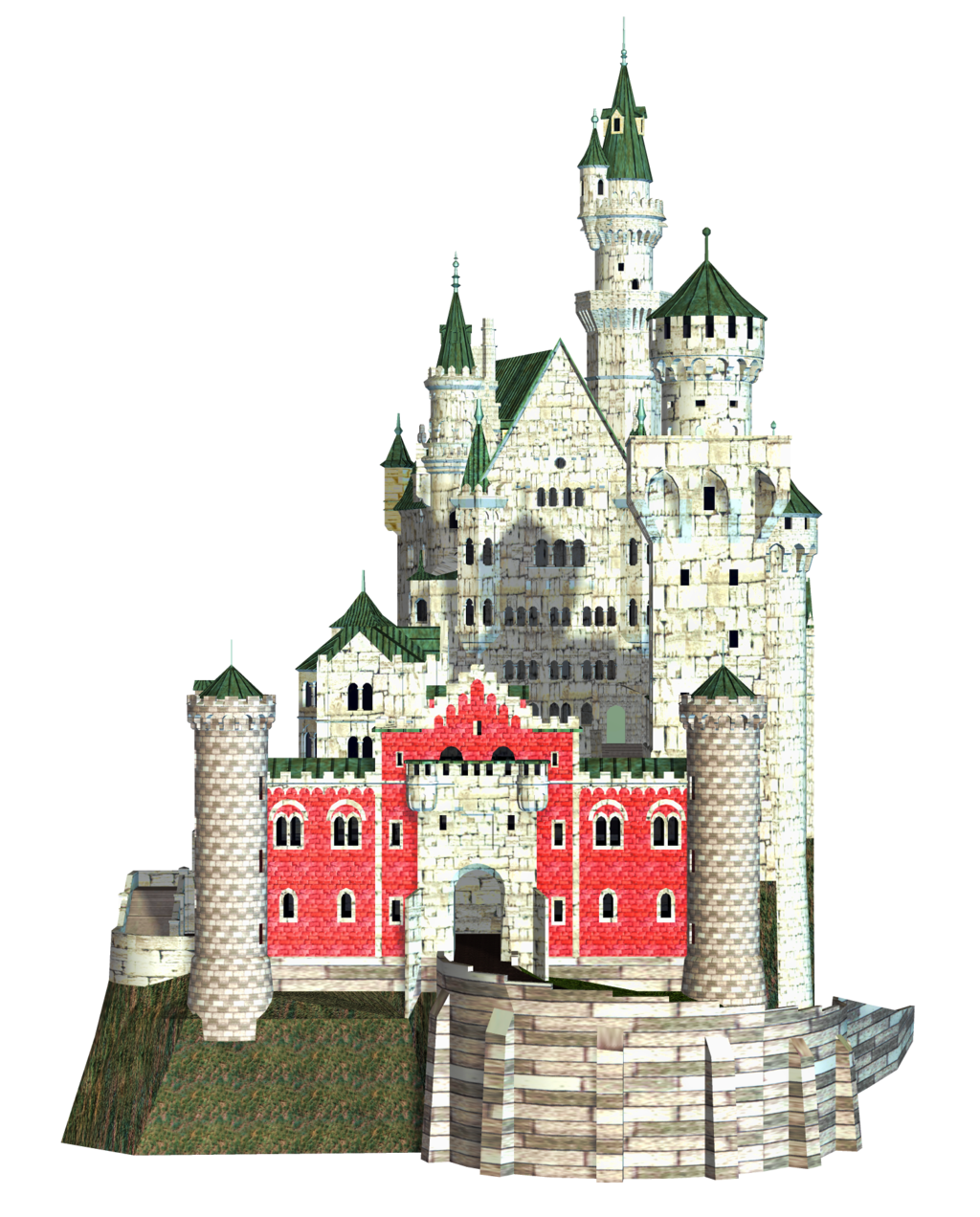 Disney Castle PNG-Datei