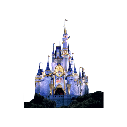 Latar Belakang Transparan Kastil Disney