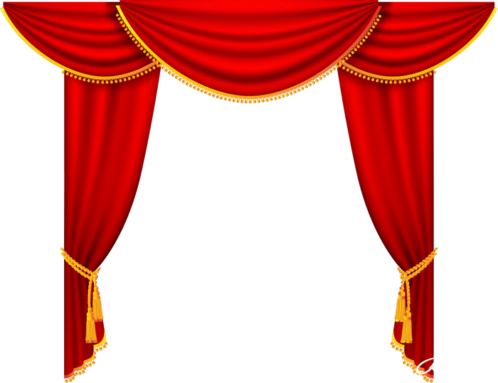 Theater Curtain Free PNG Image