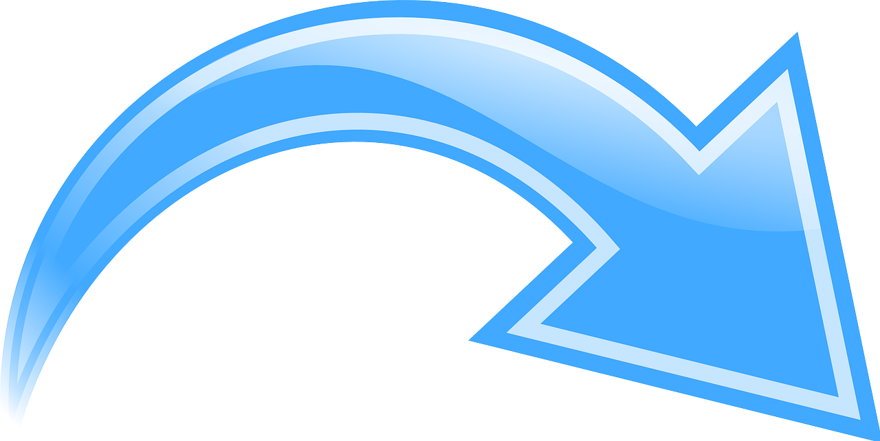 Turn Curved Arrow PNG High-Quality Image