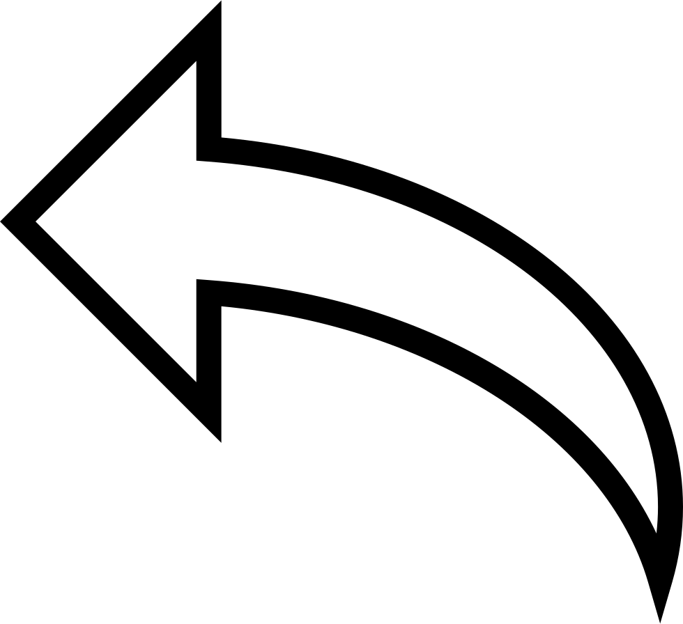 Turn Curved Arrow PNG Image Background