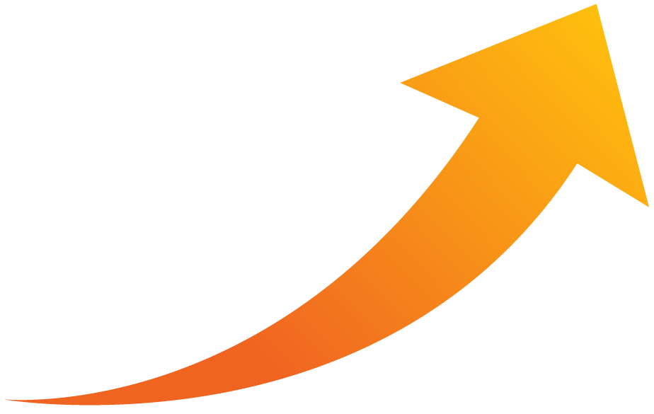 Upward Curved Arrow PNG Image Background