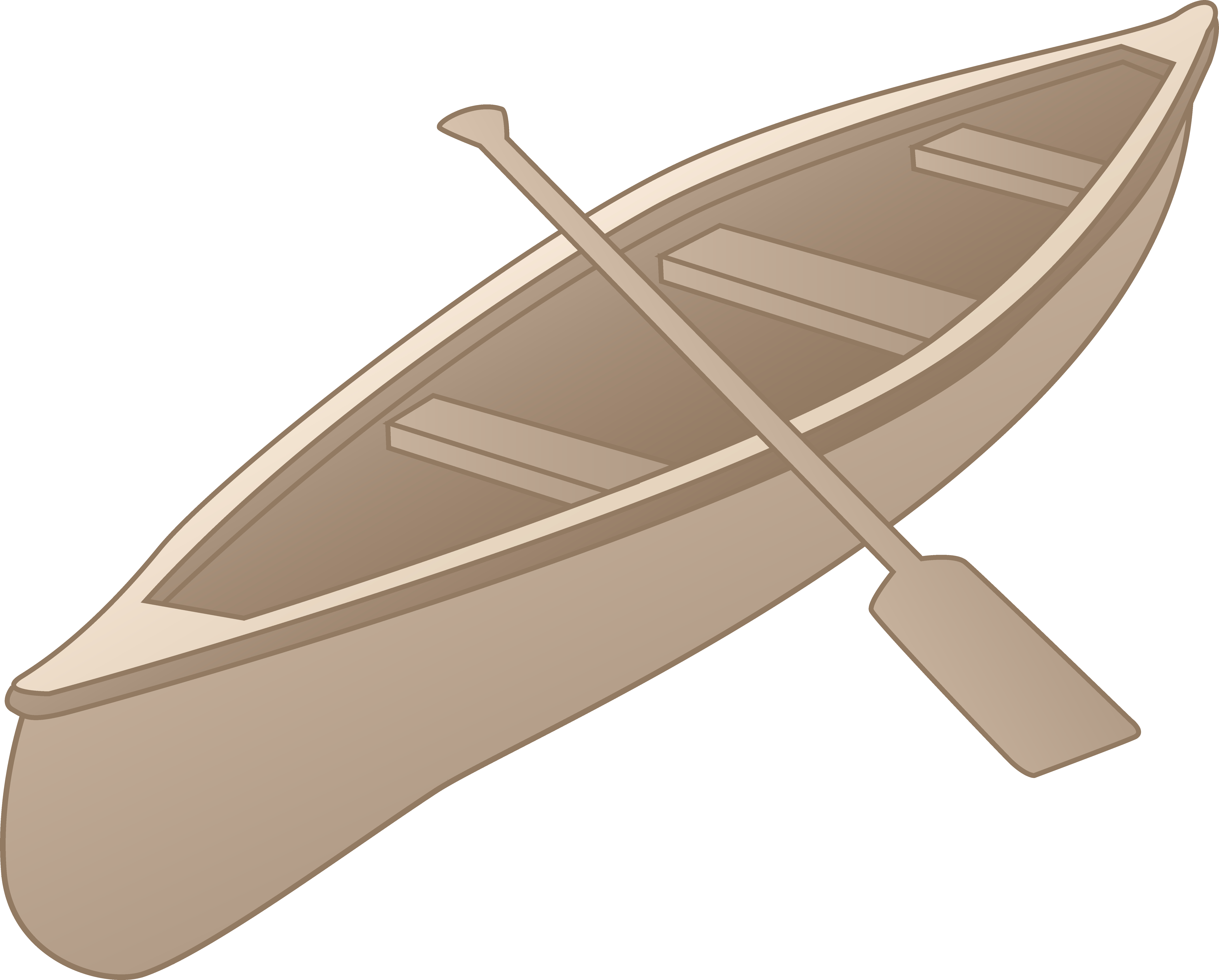 Vector Canoe PNG High-Quality Image