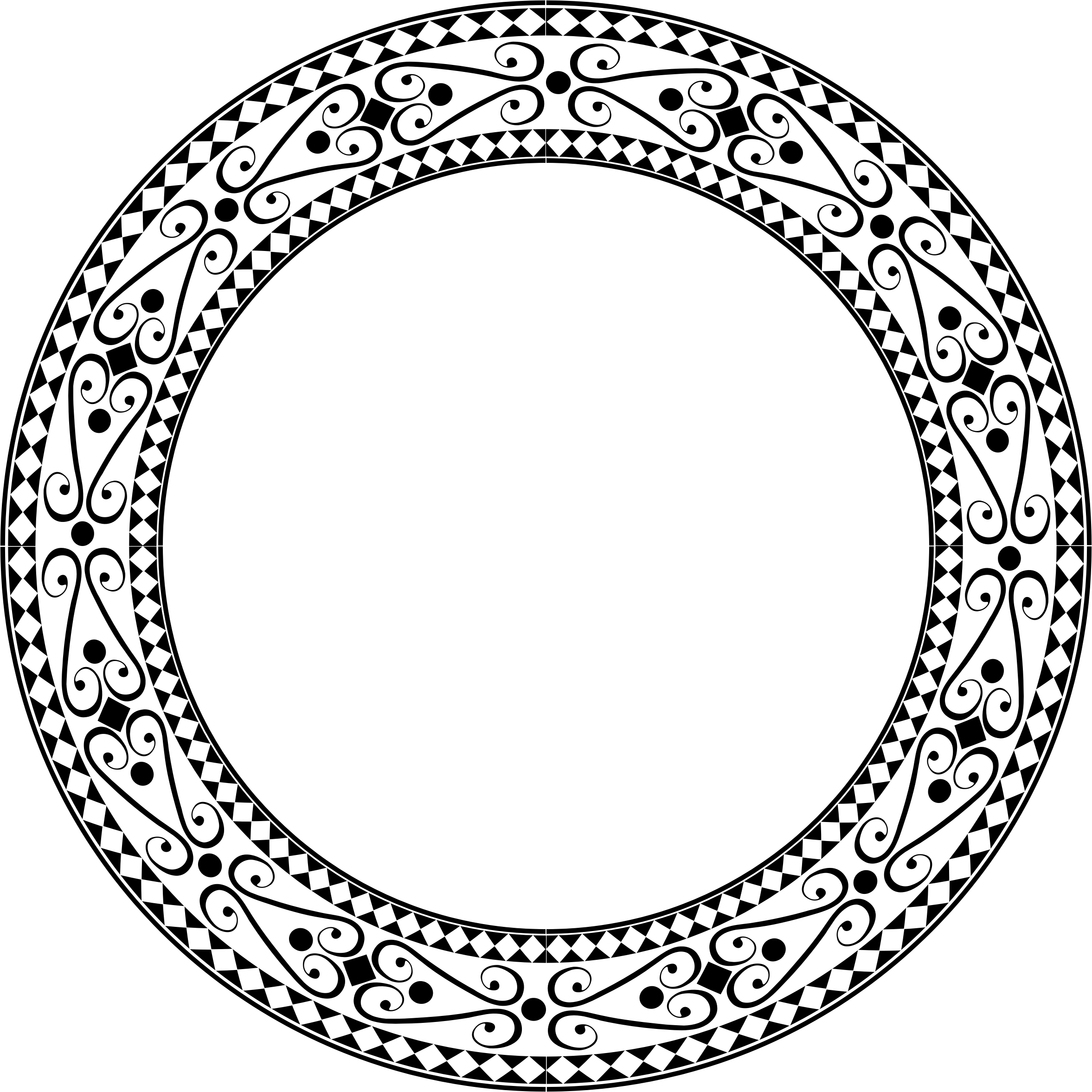Vector Circle Frame PNG Image BackgroundChakra