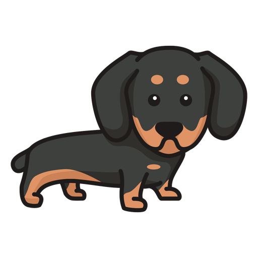 Vector Dachshund Free PNG Image