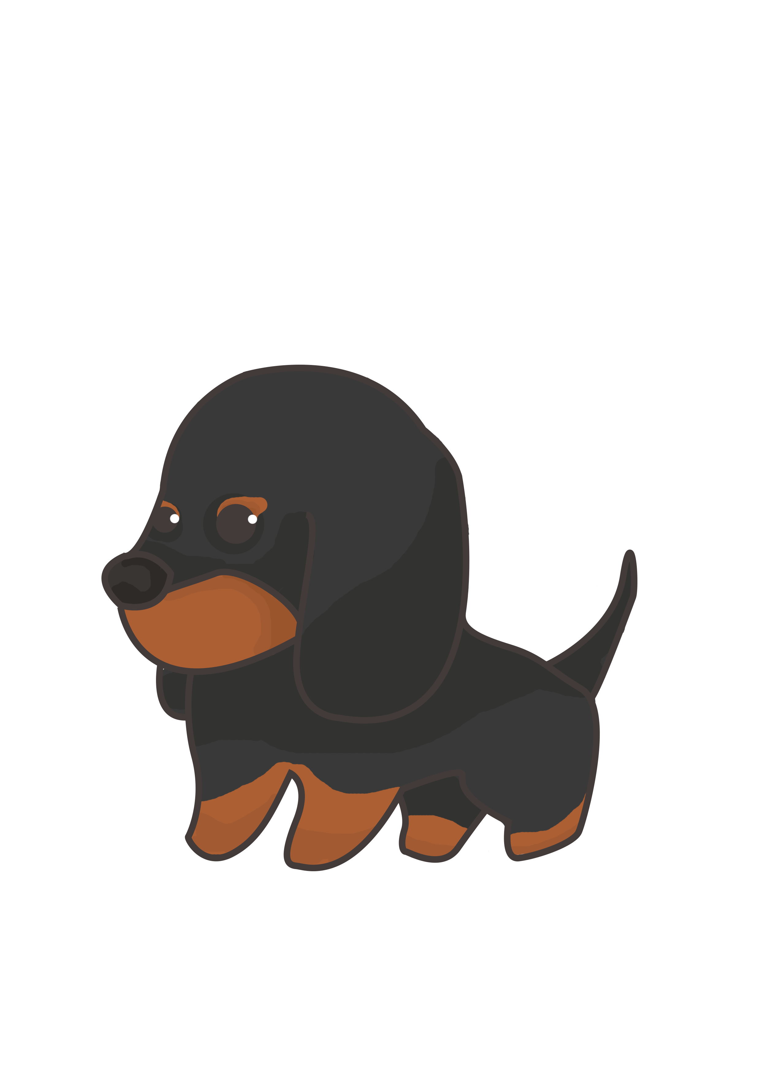 Vector Dachshund PNG Free Download