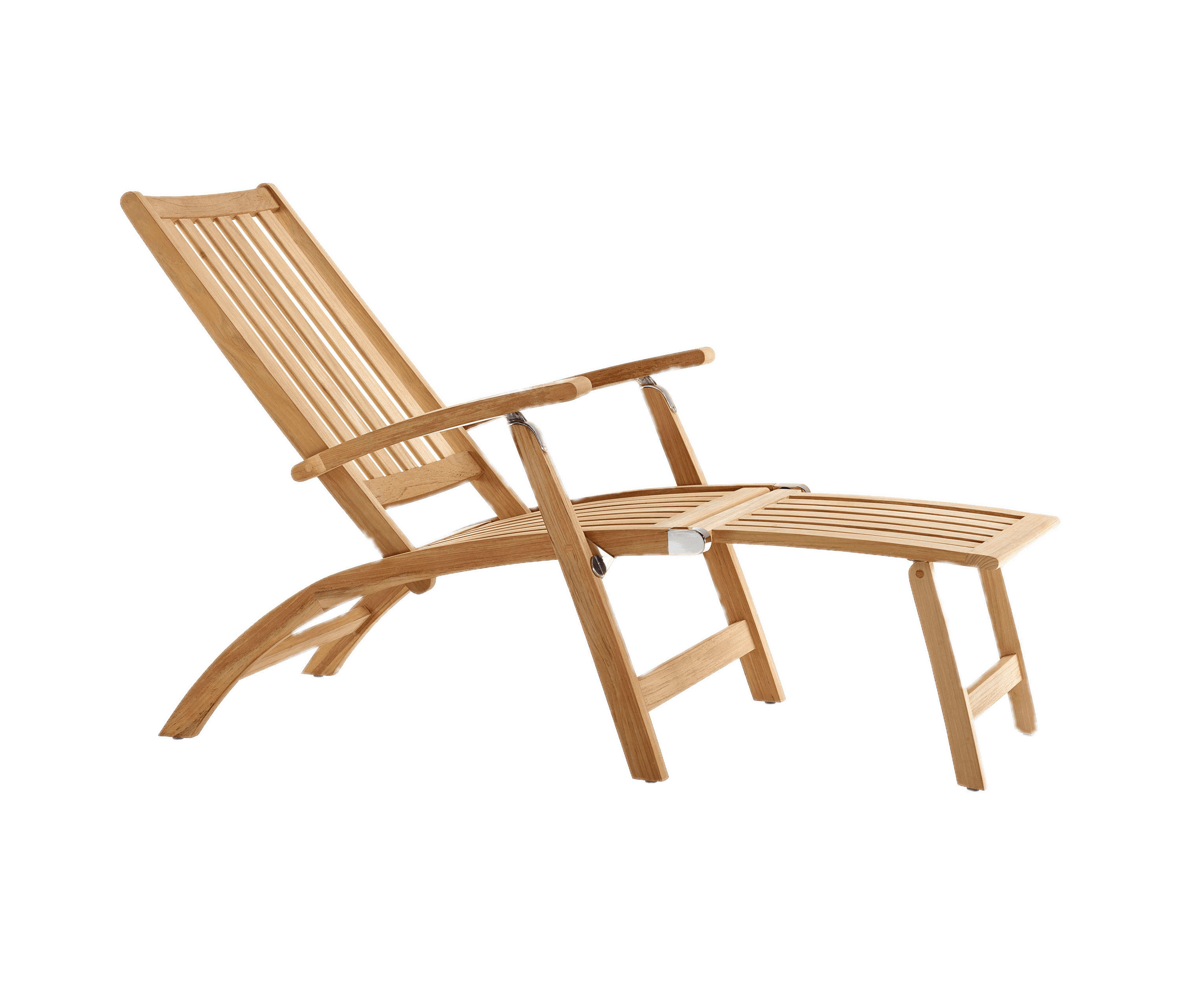 Wooden Chaise Longue PNG High-Quality Image