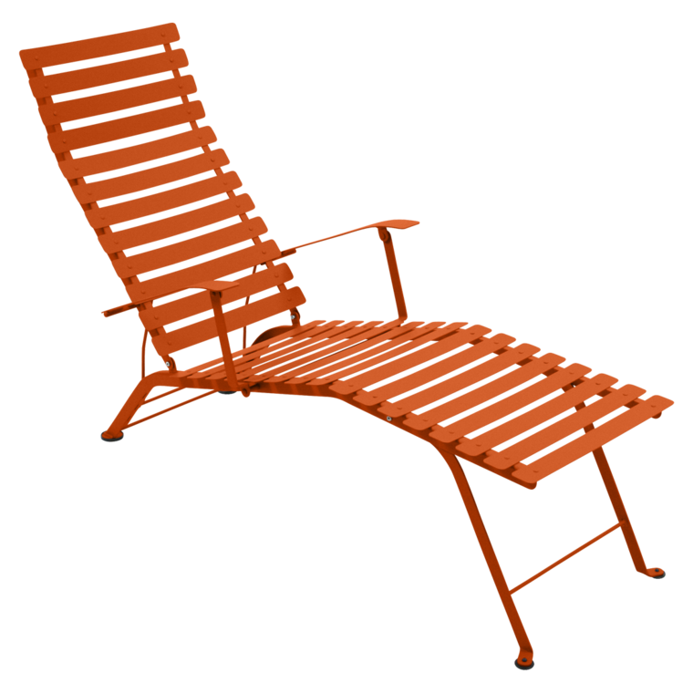Wooden Chaise Longue PNG Transparent Image