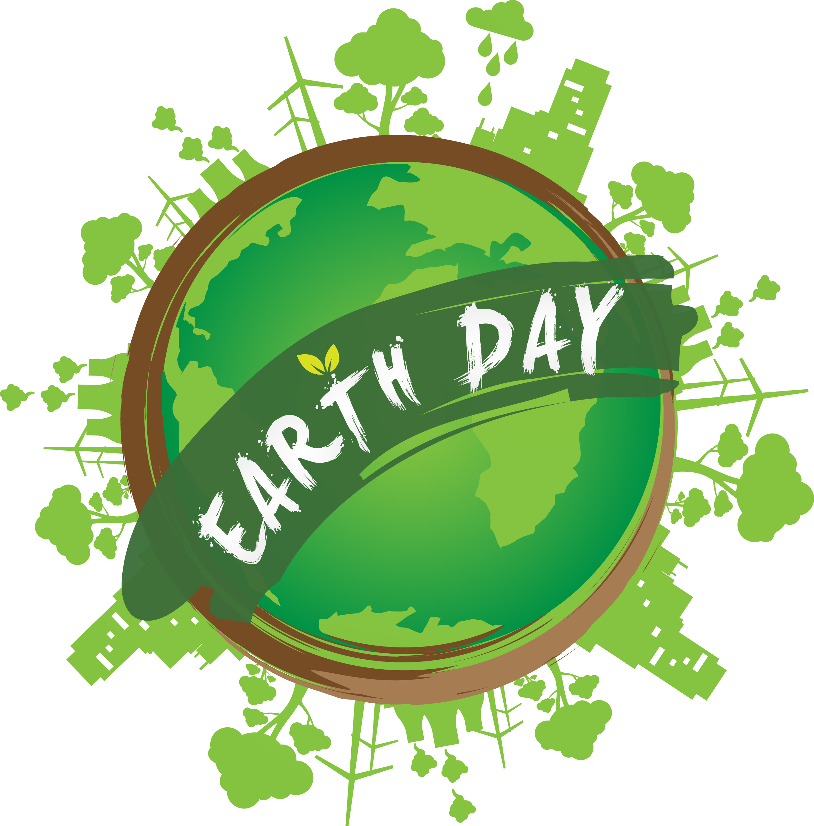 Earth Day Transparant-afbeeldingen