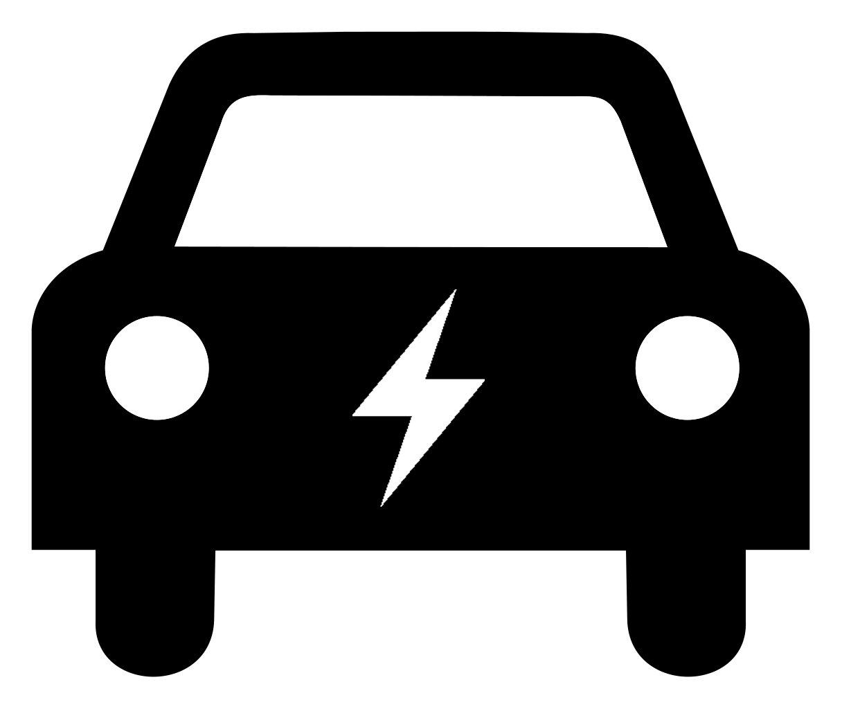 Electric Car Vector PNG Picture