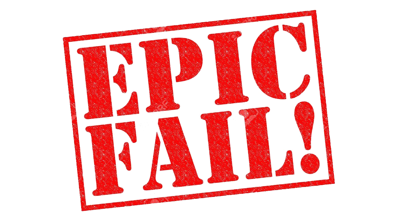 Epic Fail PNG-Bild HQ