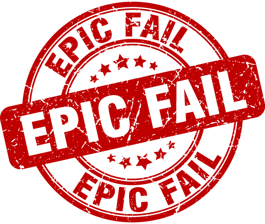 Epic Fail PNG Picture