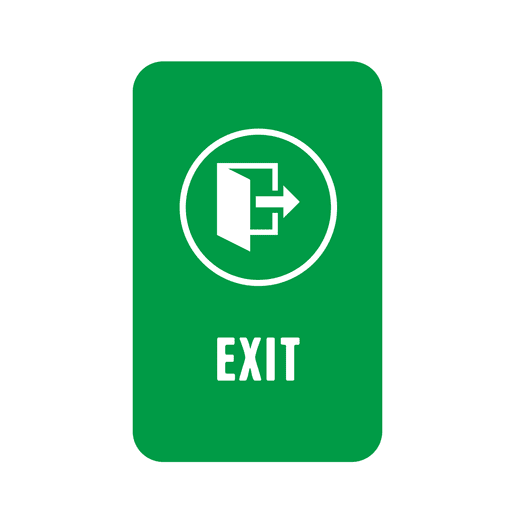 Exit Download PNG-Afbeelding