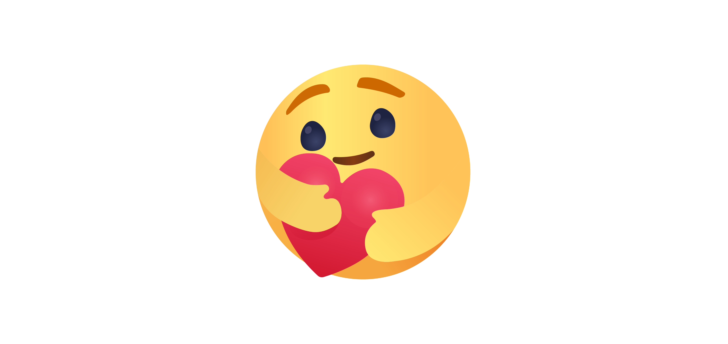 Fb cura icona vettoriale emoji PNG