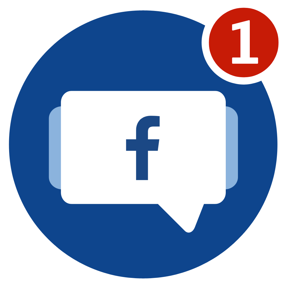 Fb chat clipart facebook mini logotipo transparente PNG
