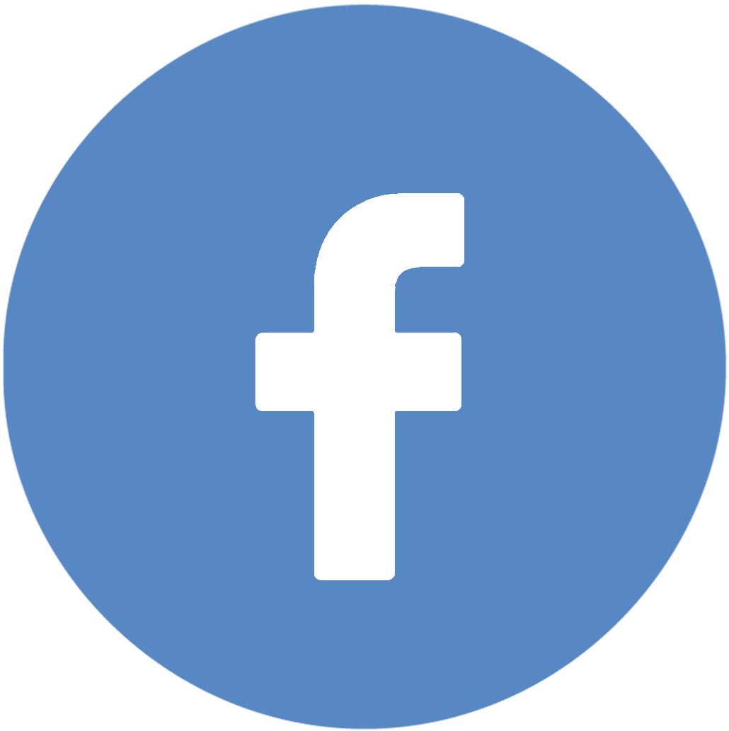 رقم أيقونة FB دائرة زرقاء PNG
