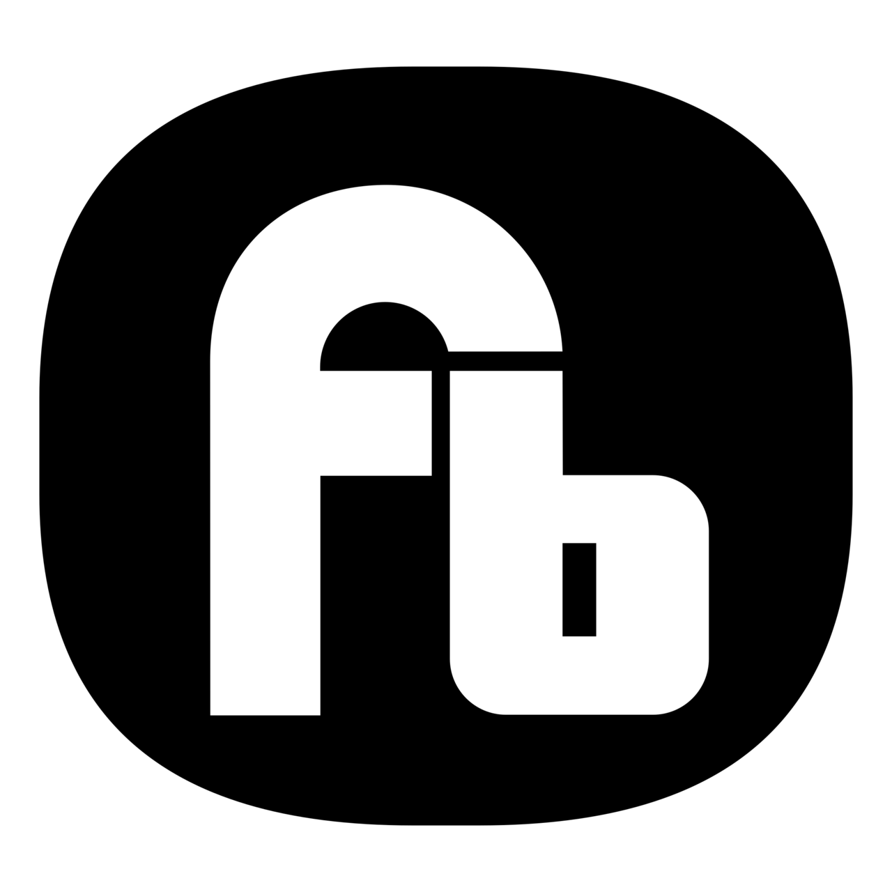 Fb logo bianco PNG