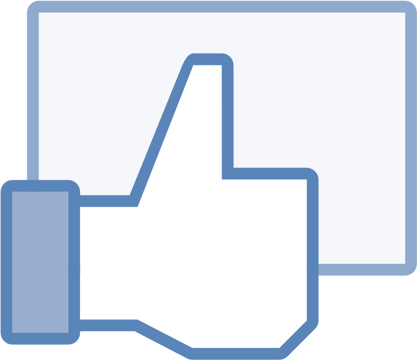 Facebook Like Transparent HQ