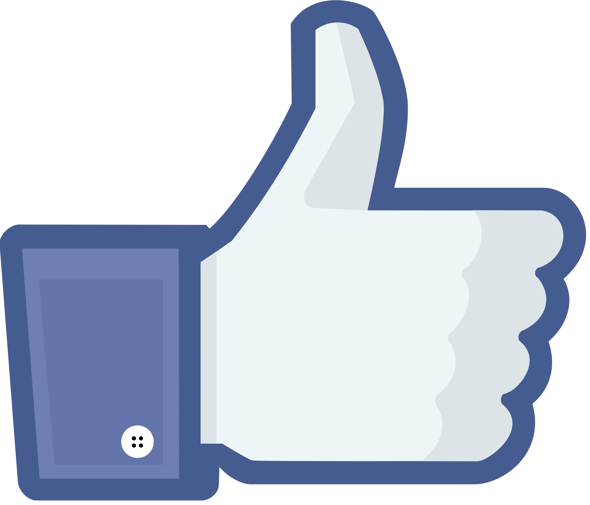 Facebook suka Gambar Transparan
