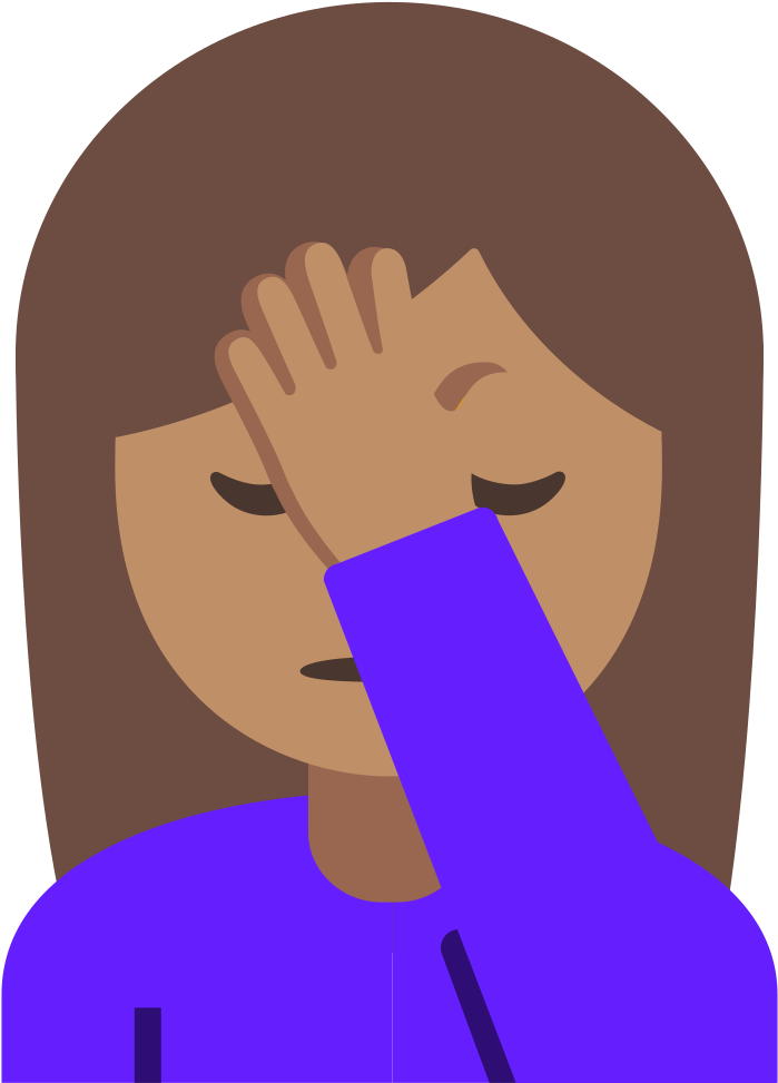 Facepalm PNG Image Background