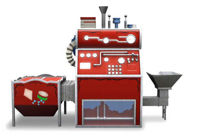 Factory Machine Vector PNG Photo