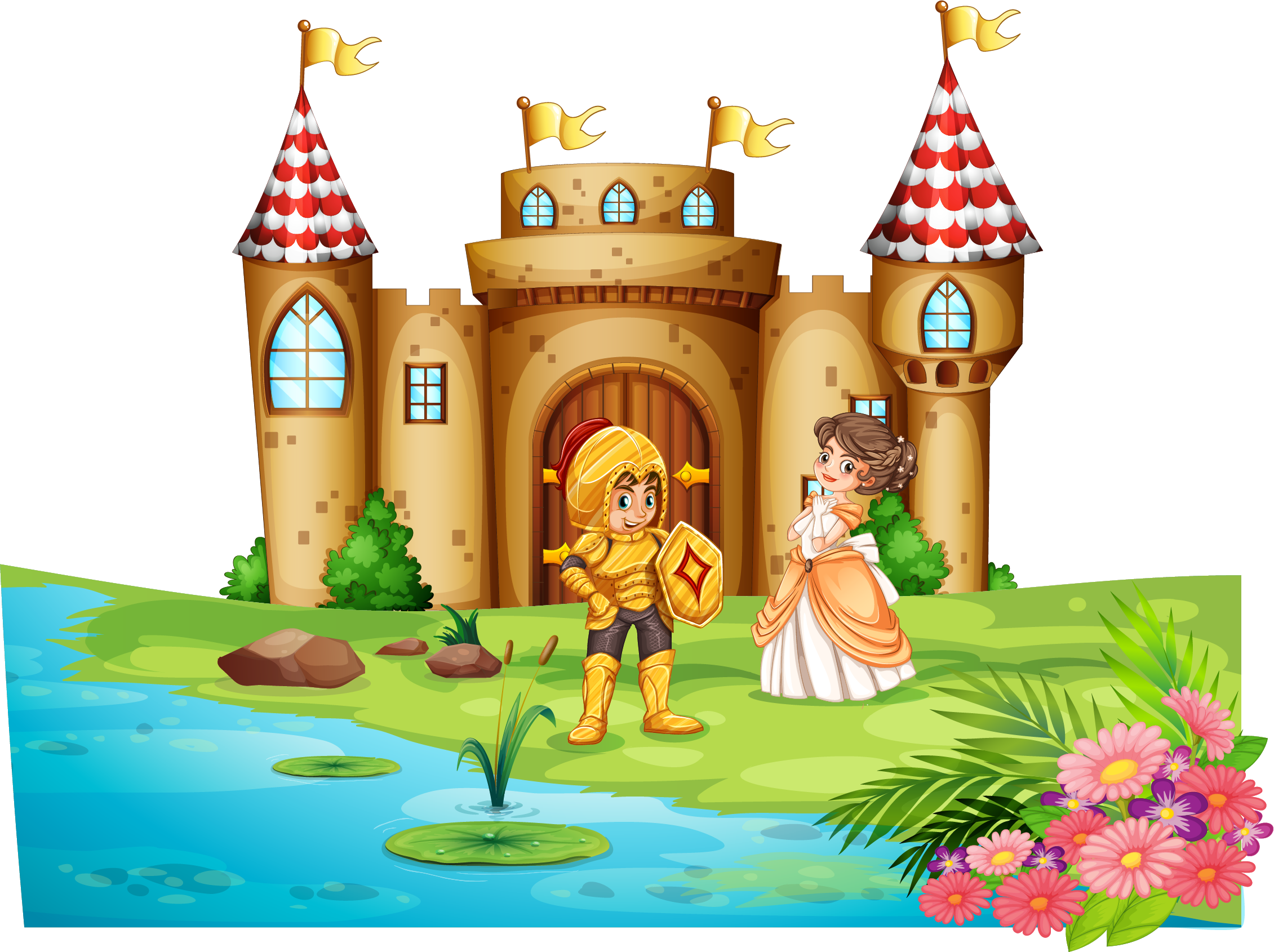 Fairy Tale Castle PNG Pic HQ