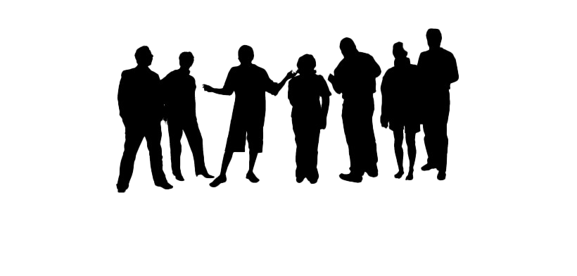 Family Reunion Silhouette Image Mart PNG