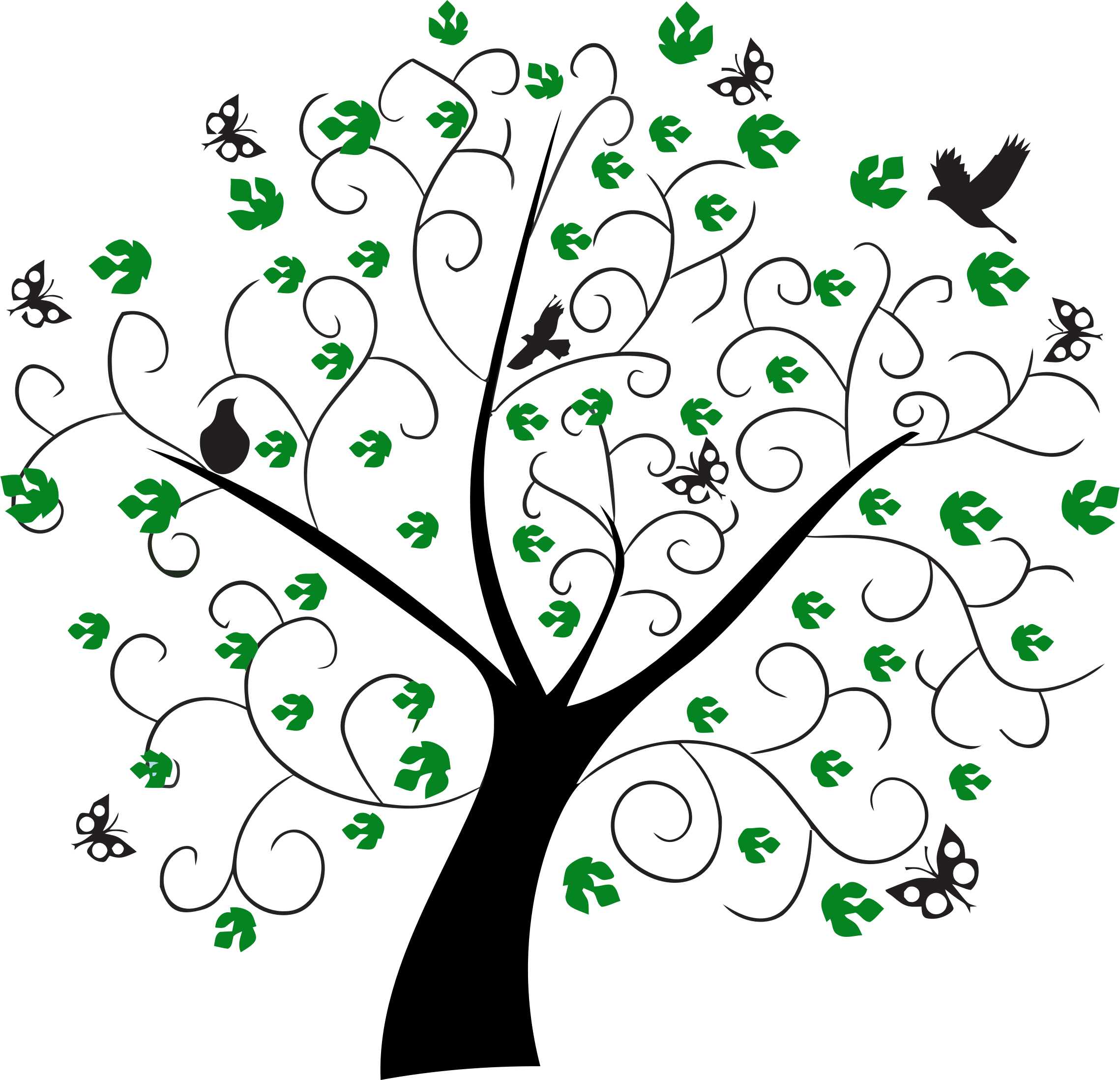 Family Reunion Tree Clipart PNG