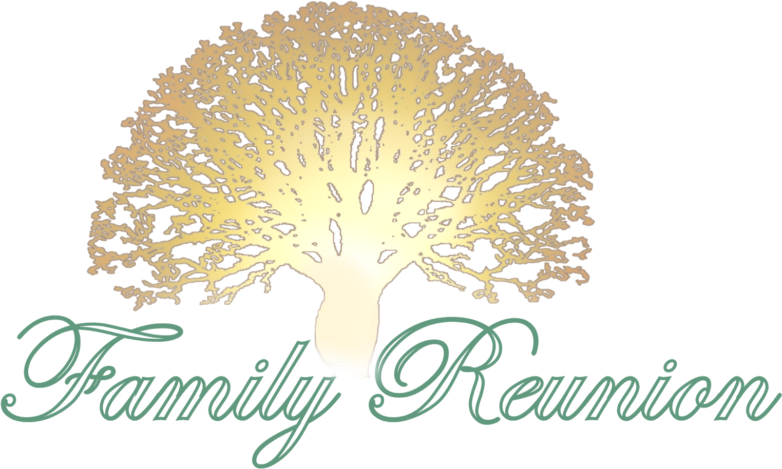Family Reunion Tree Vector PNG