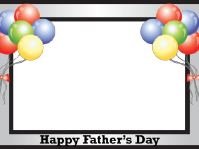 Fathers Day Clipart Border Borders PNG