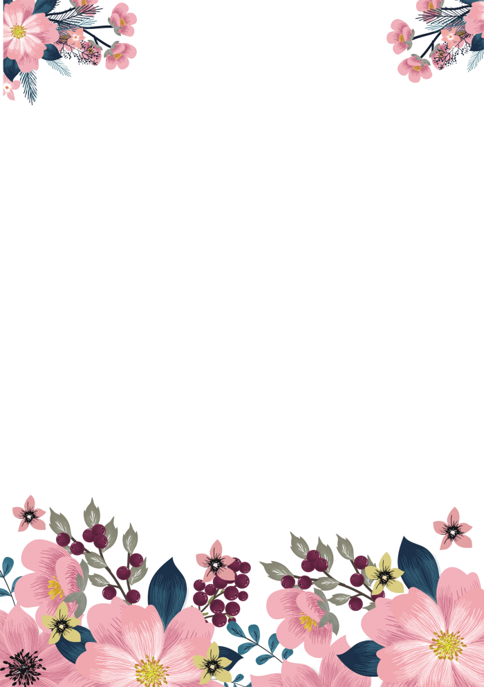 Imagem de download de PNG de quadro floral
